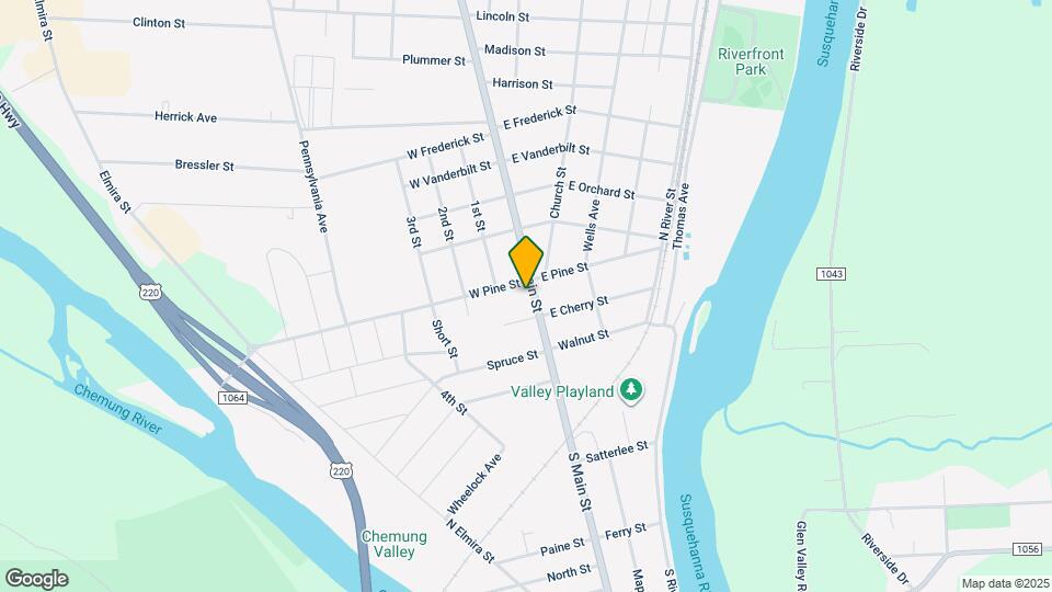 307 N Main St Map and Location Details