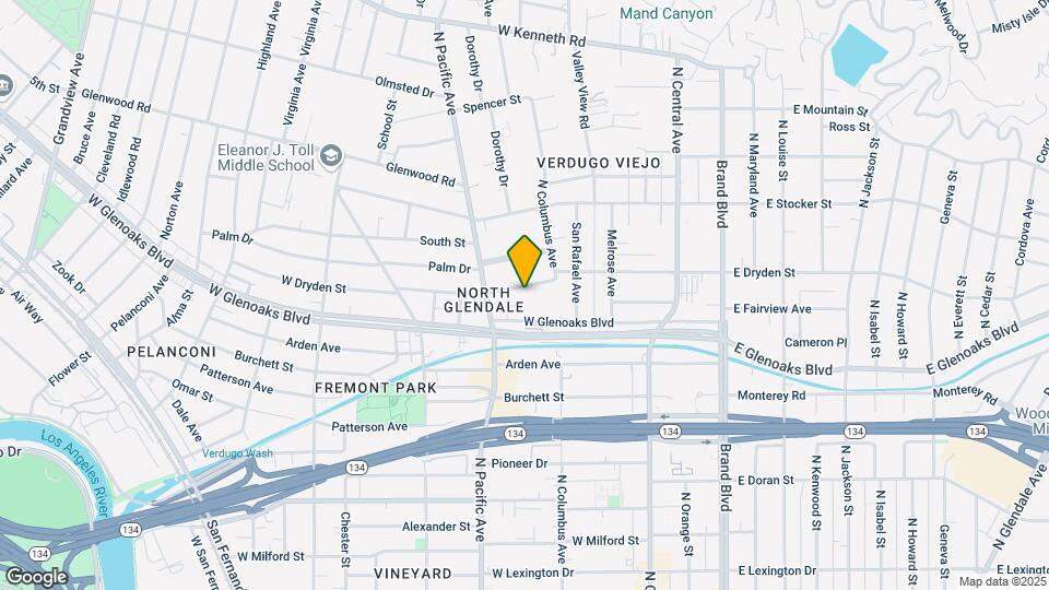 430 W Dryden St Map and Location Details