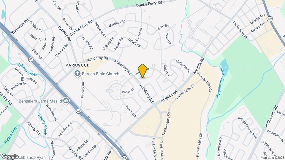 3620 Canby Dr Map and Location Details