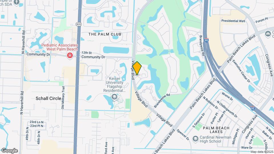 1101 Glenmoor Dr Map and Location Details