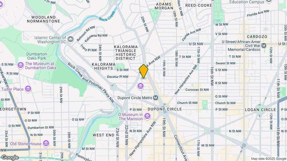 1721 21st St NW Map and Location Details