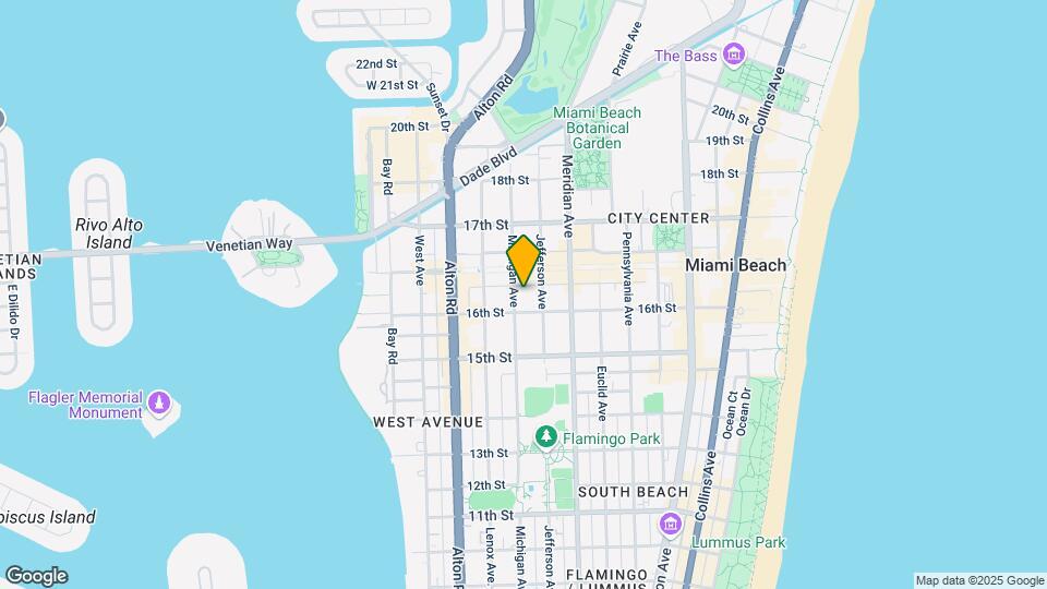 1615 Michigan Ave Mapa y Detalles de la Ubicación