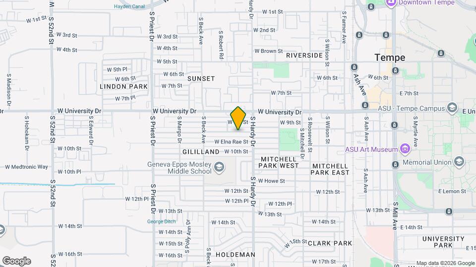 1031 W Romo Jones St Map and Location Details