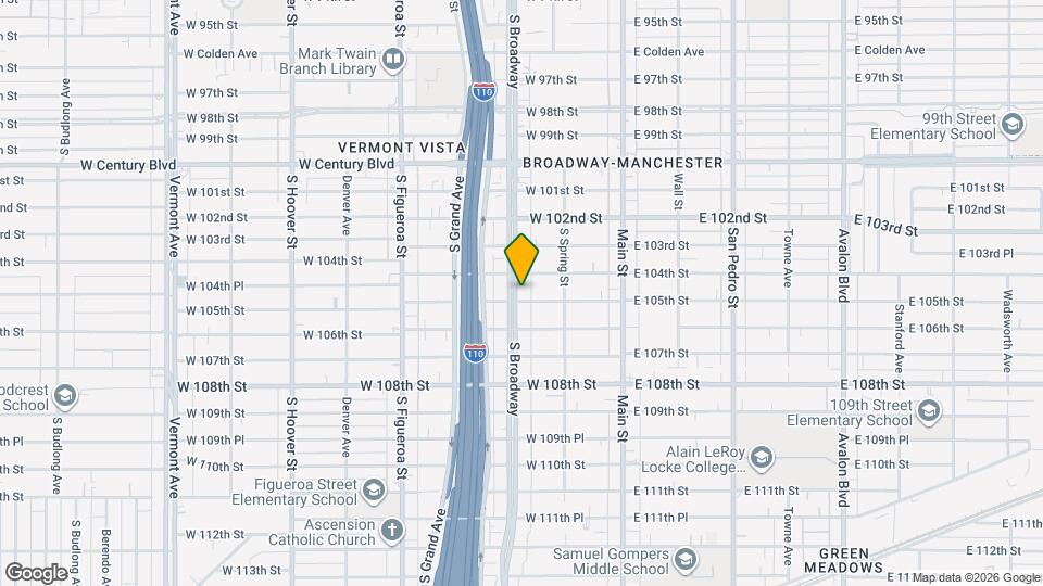 10420 S Broadway Map and Location Details