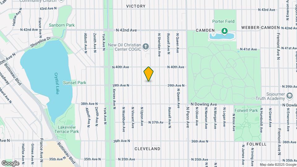 3901 Thomas Ave N, Unit 3901 Map and Location Details