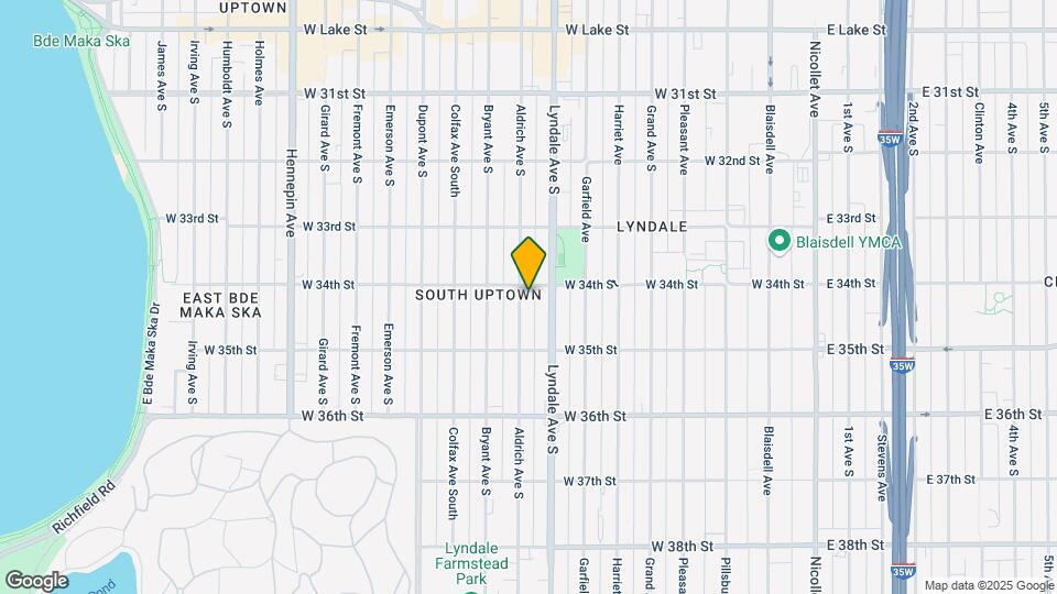 3405 Aldrich Ave S Map and Location Details