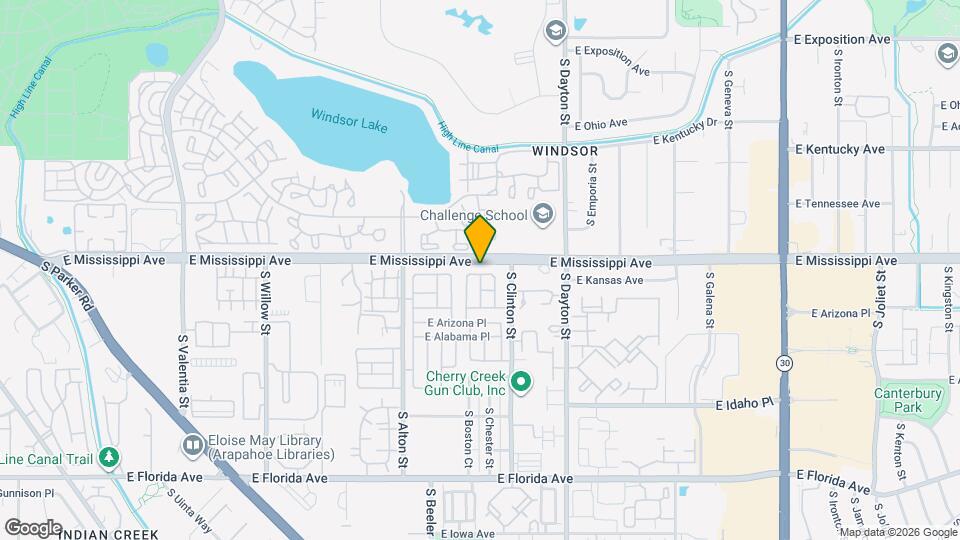 9385 E Missouri Ave Map and Location Details