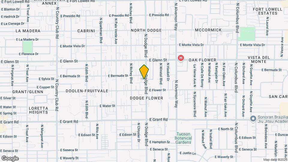 2645 N Dodge Blvd Mapa y Detalles de la Ubicación
