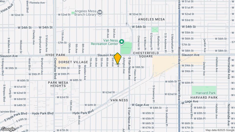 5859 2nd Ave Map and Location Details