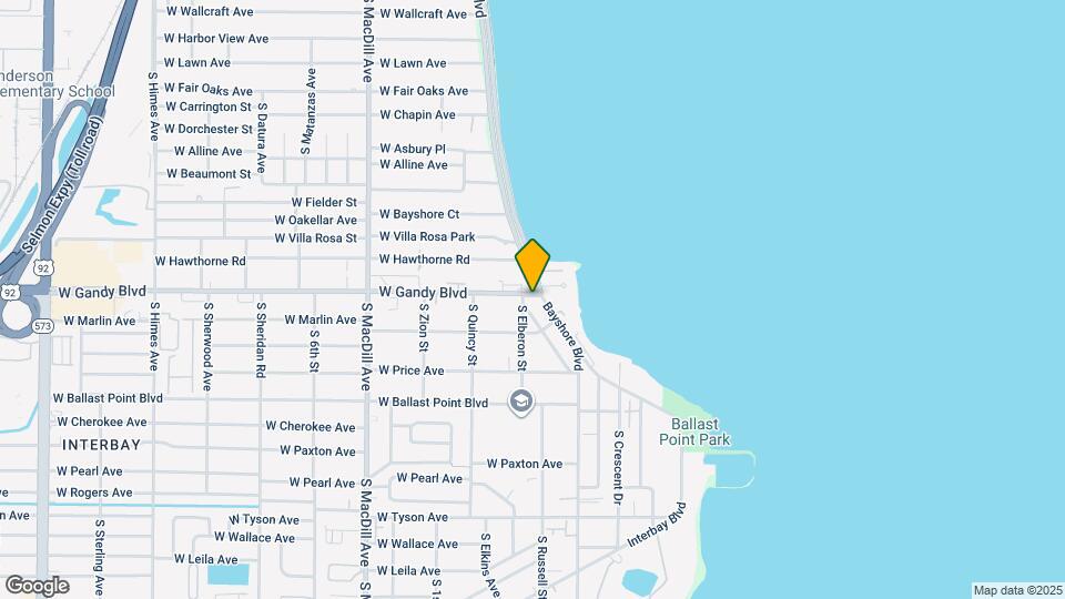 4907 Bayshore Blvd Map and Location Details
