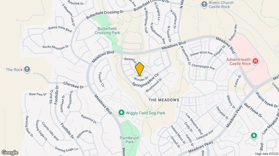 3641 Wonder Drive Mapa y Detalles de la Ubicación