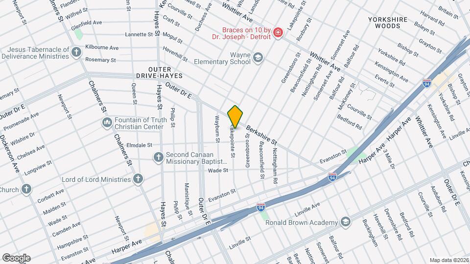 9744 Lakepointe St Map and Location Details