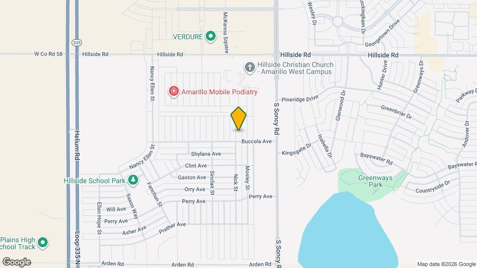 6505 Nick St Map and Location Details