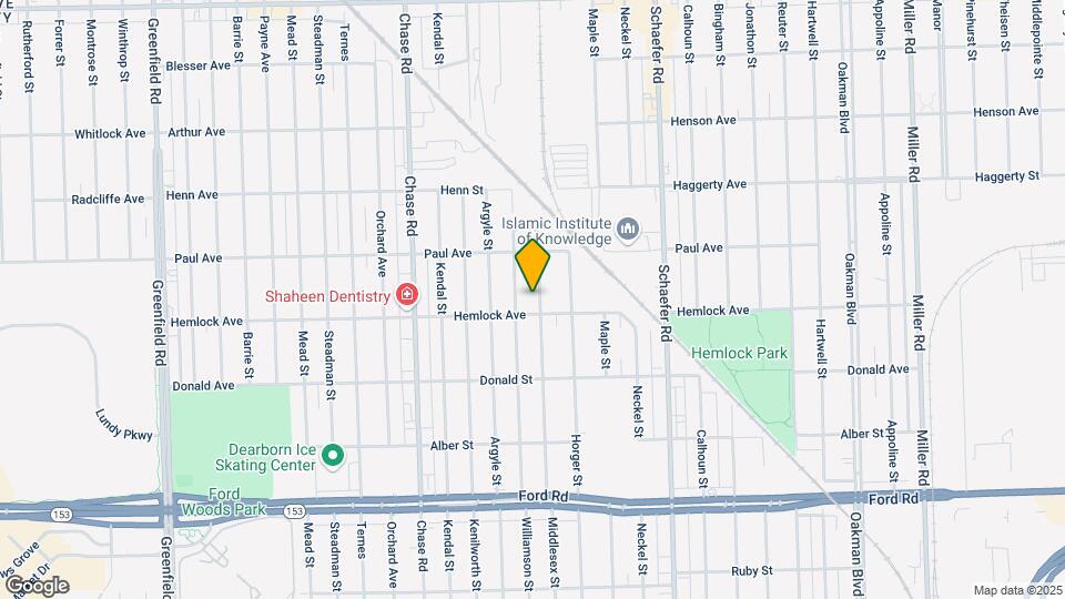 6225 Middlesex St Map and Location Details