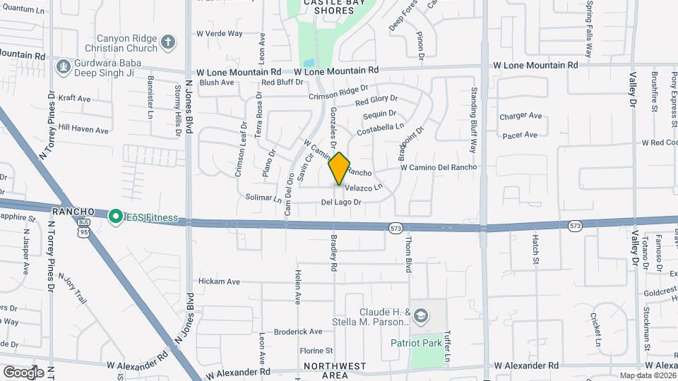 4445 Cielo Ln Map and Location Details