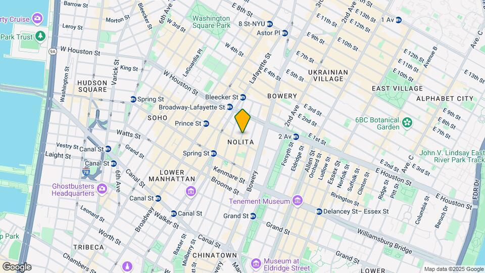 250 Mott St Map and Location Details