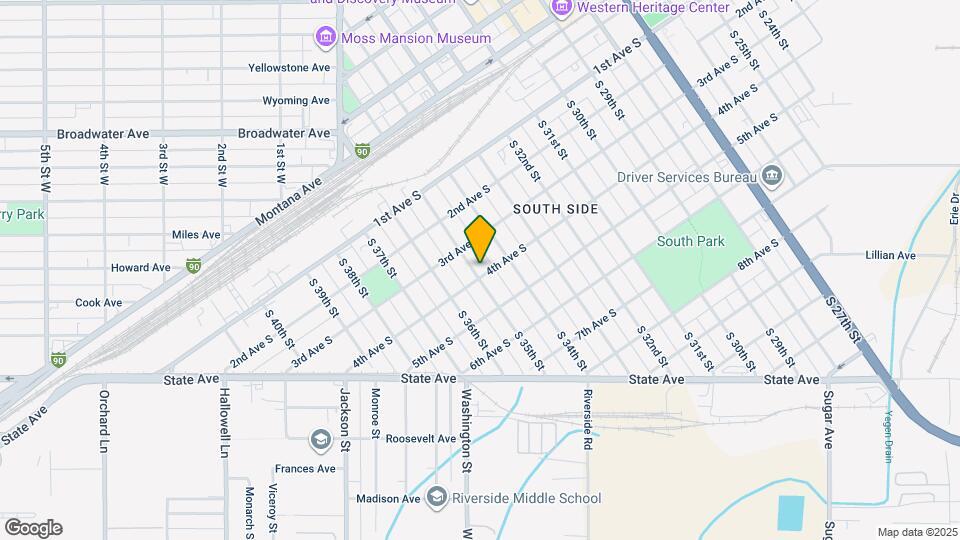 323 S 35th St Map and Location Details