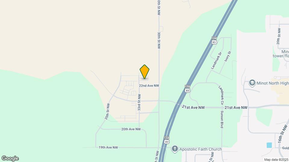 2200 33rd St NW Map and Location Details