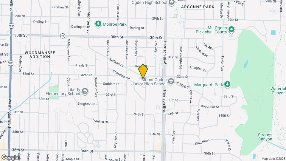 3221 S Van Buren Ave Map and Location Details