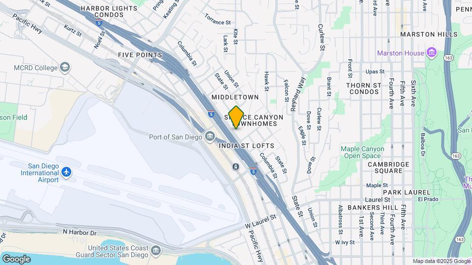 3153 India St Map and Location Details