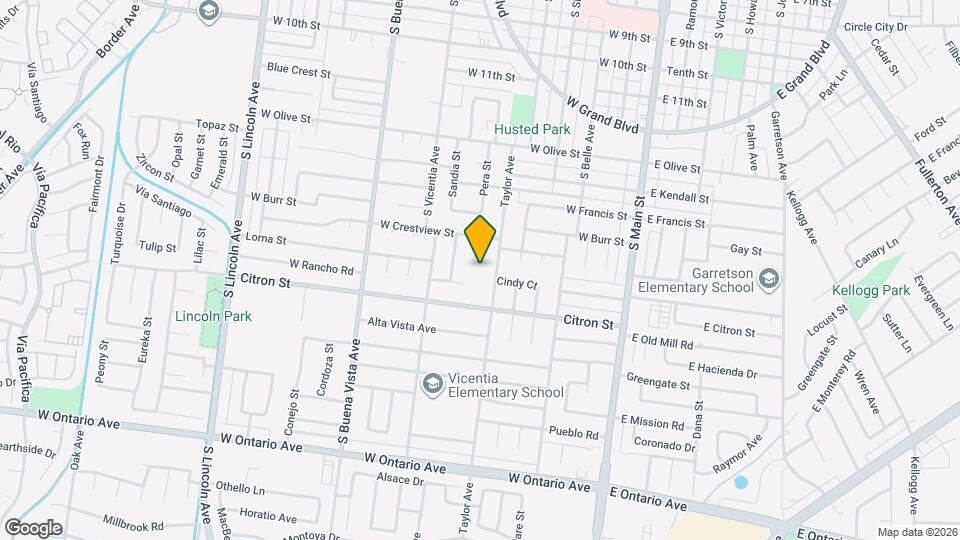 1705 Lorraine Dr Mapa y Detalles de la Ubicación