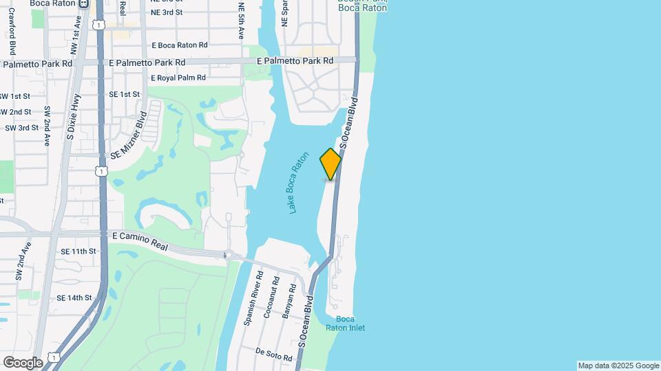 555 S Ocean Blvd Map and Location Details