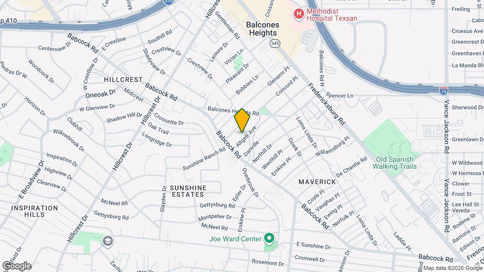 351 Altgelt Ave Mapa y Detalles de la Ubicación