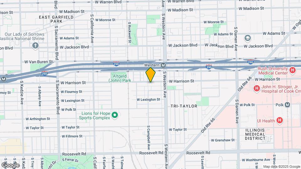 2451 W Harrison St, Unit 4 Map and Location Details