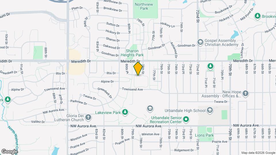 Timberland Meridith Apartments Map and Location Details