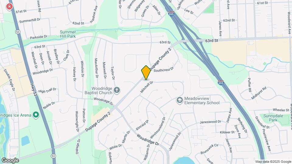 2730 Mitchell Dr Map and Location Details