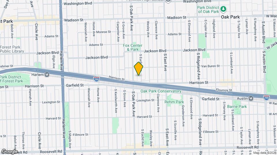829 S Euclid Ave Map and Location Details