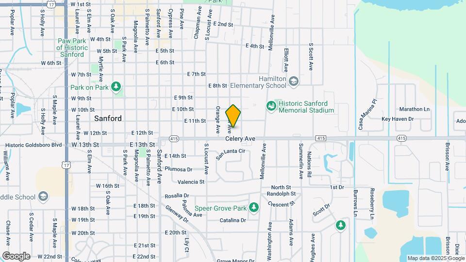 1111 Willow Ave Map and Location Details