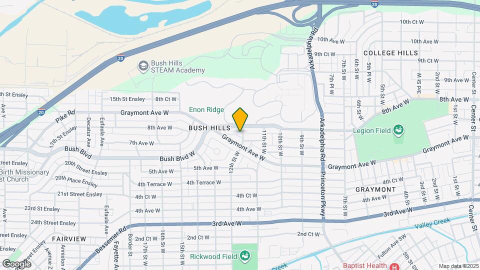 612 12th St W Map and Location Details