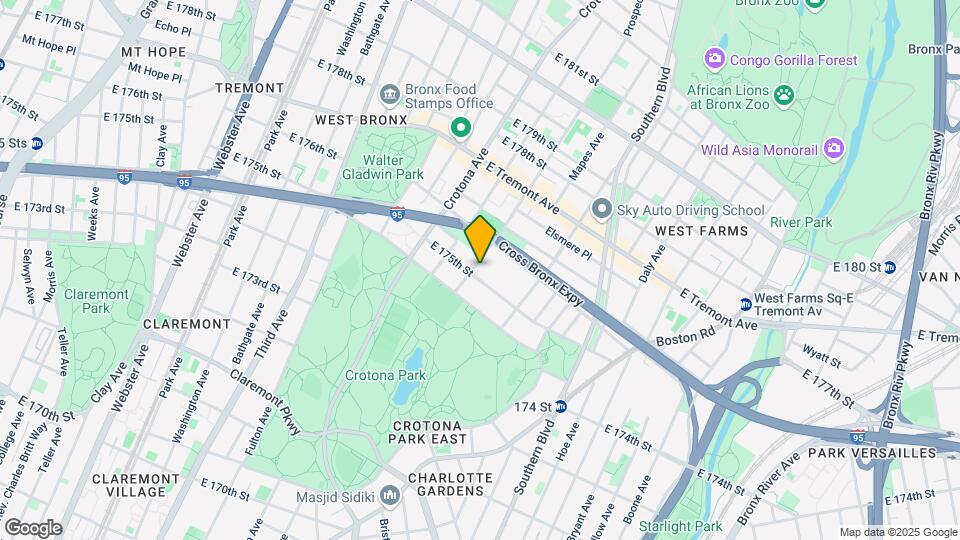 765 E 175th St Map and Location Details