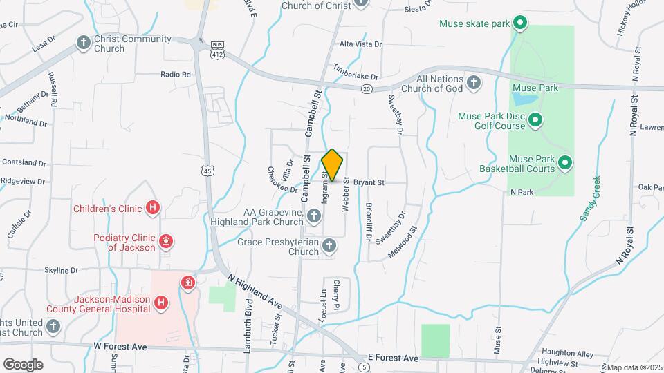 36 Bryant St Map and Location Details