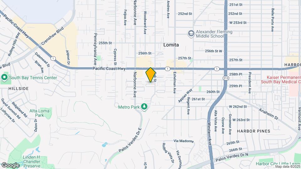 25921 Oak St Map and Location Details