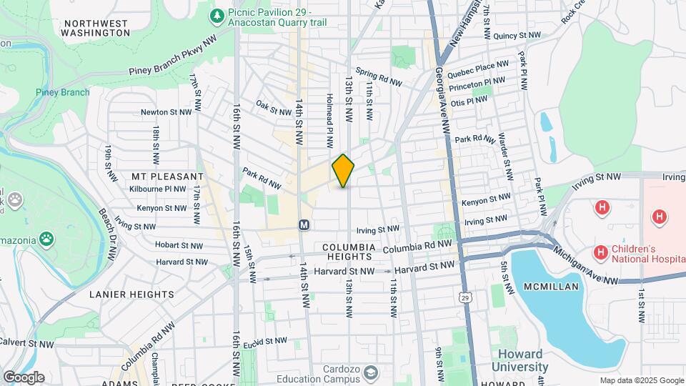 3222 13th St NW Map and Location Details