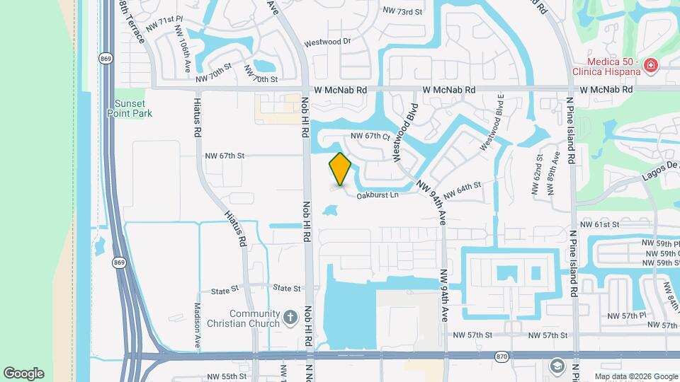 9820 NW 65th Ct Map and Location Details