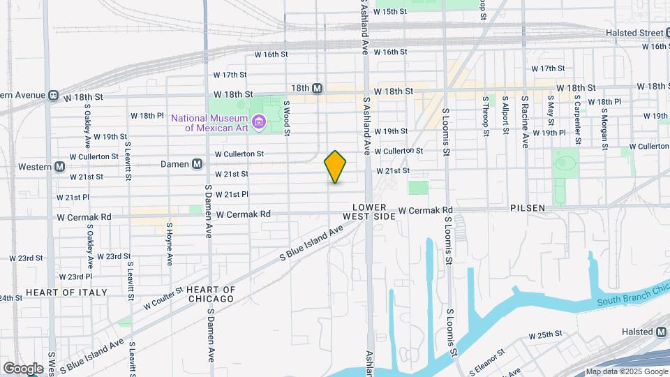 1650 W 21st Pl, Unit ch2 Mapa y Detalles de la Ubicación