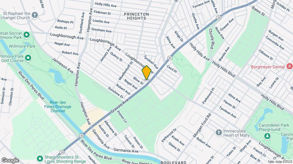 6941 Gravois Ave Mapa y Detalles de la Ubicación
