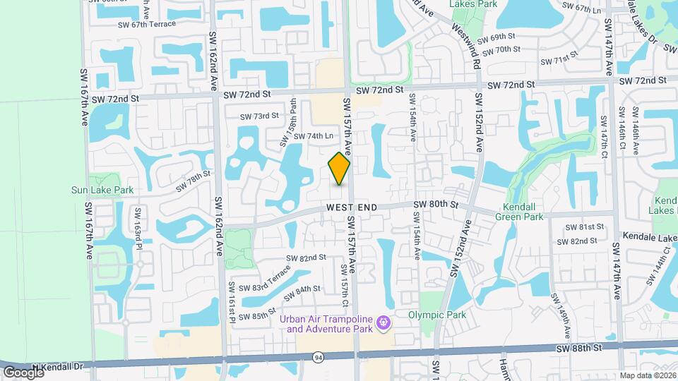 7862 SW 157th Ct Map and Location Details