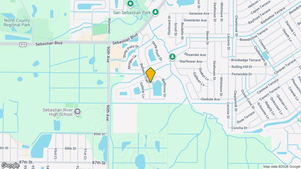 205 Bellamy Trail Mapa y Detalles de la Ubicación