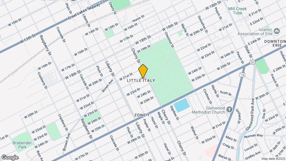 613 W 22nd St Map and Location Details