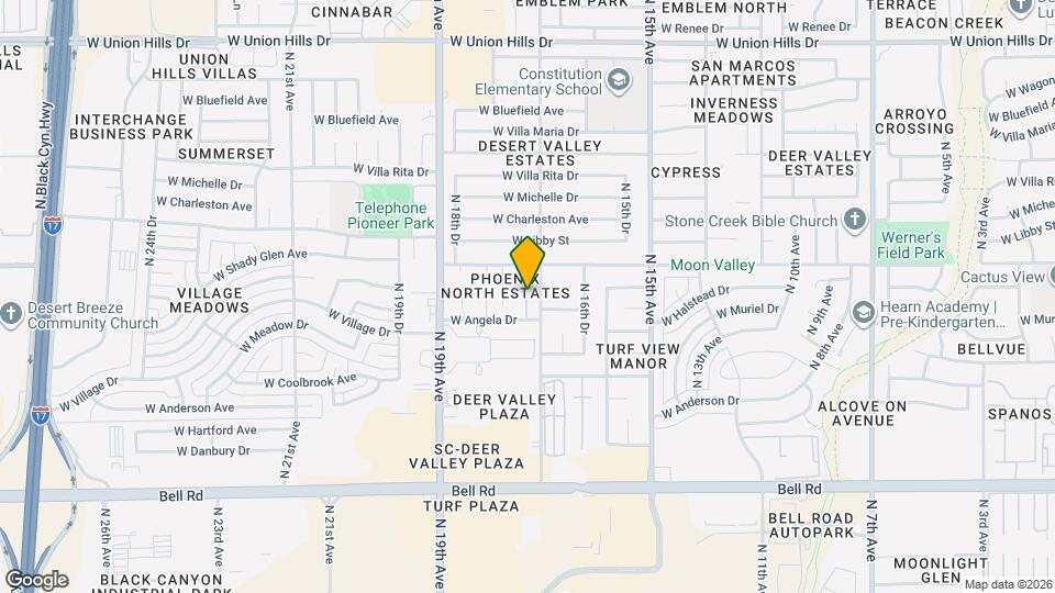 17617 N 17th Ln Map and Location Details