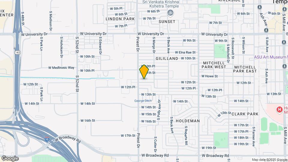 1336 W 12th St Map and Location Details