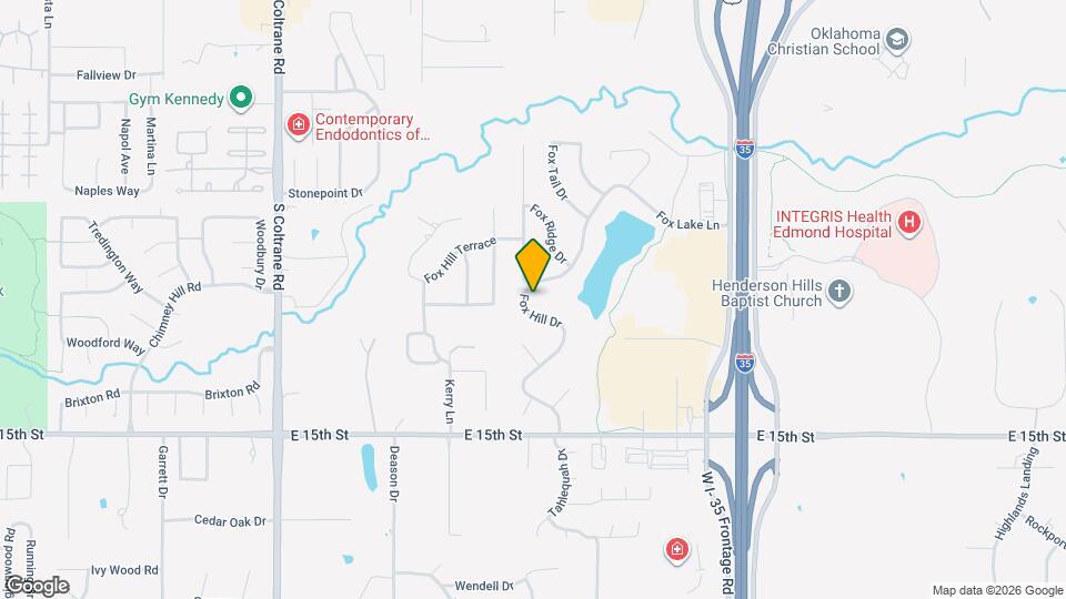1104 Fox Lake Ln Map and Location Details