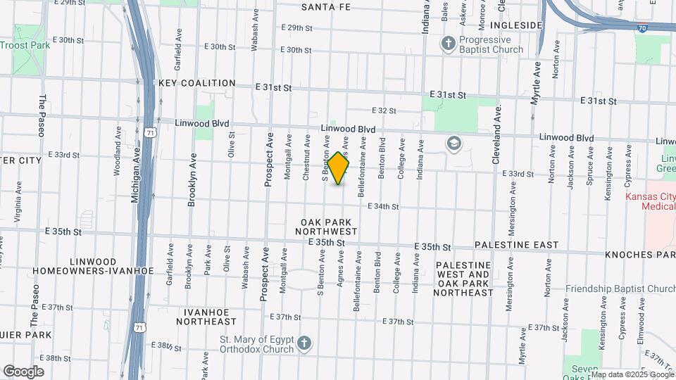 3330-3330 Agnes Ave Map and Location Details