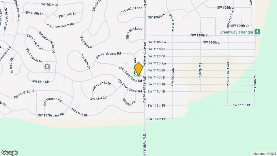 4949 SW 114th Street Rd Map and Location Details