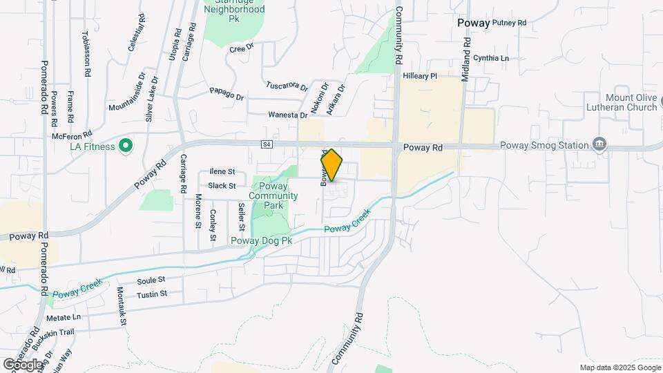 Poway Villas Map and Location Details