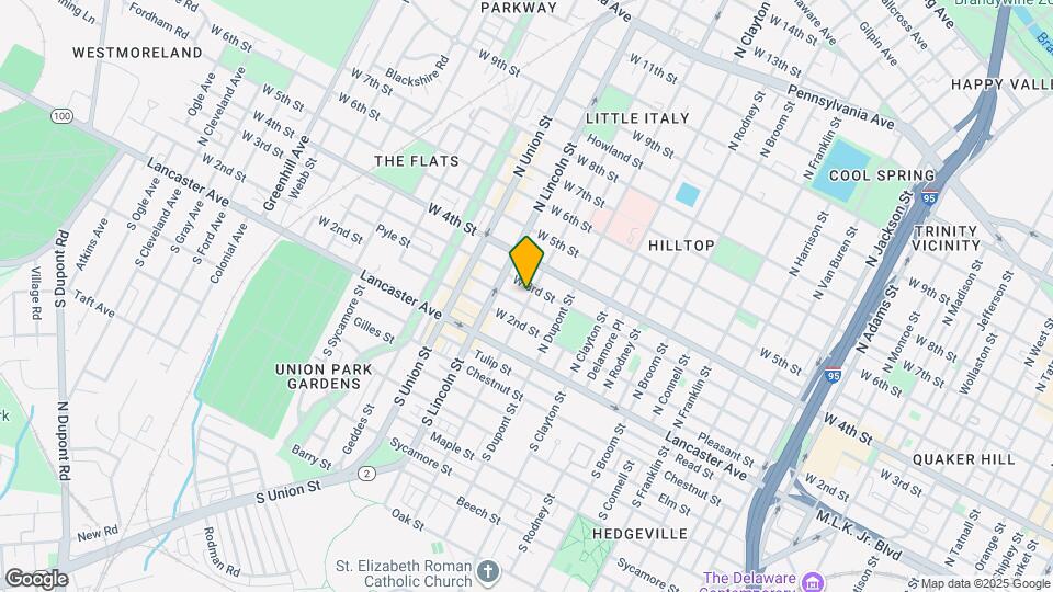 221 N Scott St Map and Location Details